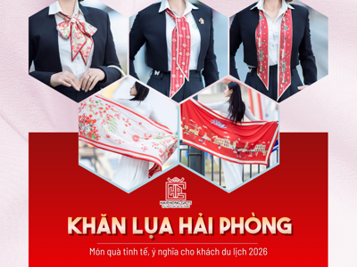 Khăn lụa Hải Phòng - Món quà tinh tế, ý nghĩa cho khách du lịch 2026